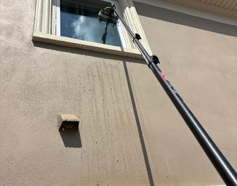 Window cleaning by Pelican Exteriors in New Tampa, Tampa FL